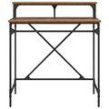 vidaXL Stôl Staré drevo 80 x 50 x 90 cm Kompozitné drevo