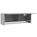 vidaXL Šatník sivý dub sonoma 100x32,5x35 cm spracované drevo
