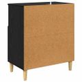 vidaXL Komody 2 ks Čierny dub 60 x 35 x 70 cm Kompozitné drevo