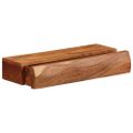 vidaXL Nástenné police 2 ks 40x17x8 cm, akáciový masív