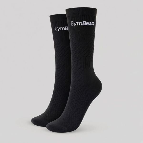 Bežecké ponožky Black - GymBeam, veľkosť S