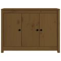 vidaXL Komoda medovo-hnedá 100x35x74 cm masívne borovicové drevo