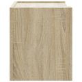vidaXL Nástenné nočné stolíky 2 ks dub sonoma 45x30x35 cm