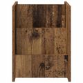 vidaXL Regál na časopisy Staré drevo 35 x 35 x 45 cm Kompozitné drevo