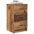 vidaXL Nočný stolík Staré drevo 38 x 38 x 66 cm Kompozitné drevo