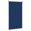 vidaXL Vonkajšia roleta s blokovaním UV žiarenia 90% Modrá 80 x 140 cm