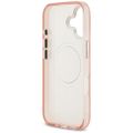 Obal Karl Lagerfeld IML Aquarelle Choupette & Logo MagSafe pre iPhone 17 ružový