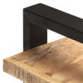 vidaXL Komoda s 3 policami 120x40x75 cm, surové mangové drevo