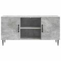 vidaXL TV skrinka Betónovo sivá 102 x 34,5 x 50 cm Kompozitné drevo