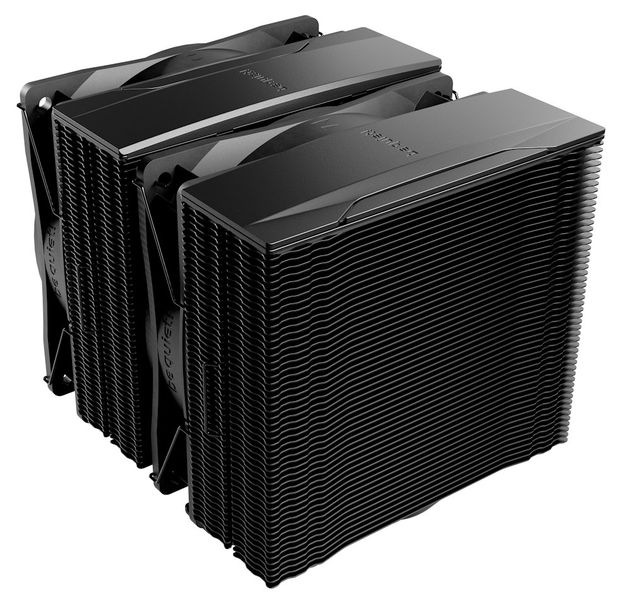 Be quiet! chladič CPU PURE ROCK PRO 3 LX Black / 2x120mm PWM ARGB fan / 6xheatpipe / čierny Chladenie, pre CPU, pre Intel i AMD, socket 1851, 1700, 1200, 1150, 1151, 1155, AM5, AM4, 250W TDP, 2× 120mm ARGB ventilátor, 6 hea