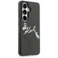 Puzdro Karl Lagerfeld IML KC Script MagSafe pre Samsung Galaxy S26 čierne