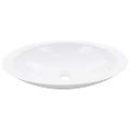 vidaXL Umývadlo z minerálneho/mramoroveho odliatku 59,3x35,1x10,7 cm biele
