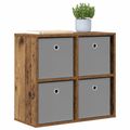 vidaXL Servírovacia skriňa Staré drevo 59,5 x 27 x 57 cm