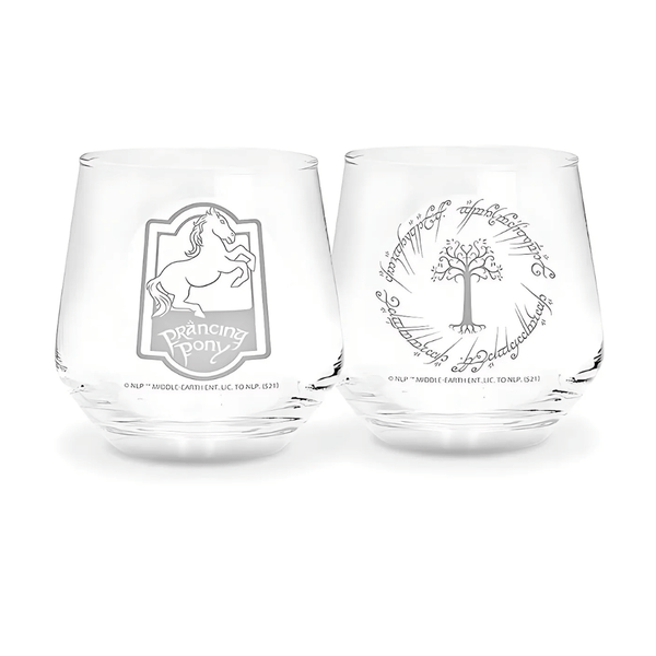 Sada pohárov Pán prsteňov - Prancing Pony & Gondor Tree