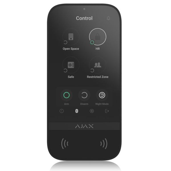Ajax KeyPad TouchScreen, biela