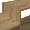 vidaXL Nástenný TV kabinet Nástenná montáž Dub artisan