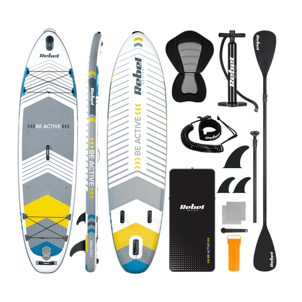 Paddleboard SUP REBEL ACTIVE RBA-4507-WH - biely 11'  335x84x15 cm