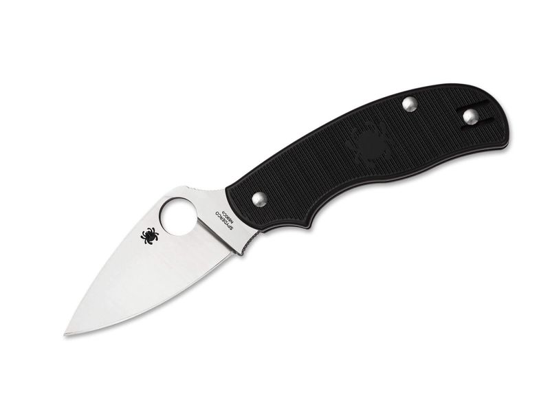 Spyderco C127PBK Urban Leaf Lightweight vreckový nôž 6,6 cm, Satin, čierna, FRN
