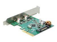 USB adaptér - PCIe 3.0 x4 nízky profil - USB-C 3.1 Gen 2 x 2