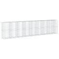vidaXL Gabiónový kôš s krytom 850x100x200 cm pozinkované železo