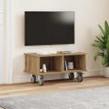 vidaXL TV stolík 68,5 x 35 x 35 cm Remeselný dub Kompozitné drevo