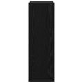 vidaXL Servírovacia skriňa so zásuvkou Čierny dub 30,5 x 27 x 84,5 cm