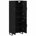vidaXL Highboard 2 ks Čierny dub 69,5 x 34 x 180 cm