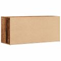 vidaXL Lavica na topánky staré drevo 100x35x45 cm kompozitné drevo