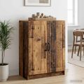 vidaXL Servírovacia skriňa Staré drevo 66 x 34,5 x 87 cm