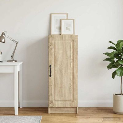 vidaXL Servírovacia skriňa Dub sonoma 33 x 34,5 x 87 cm