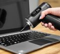 Ručné elektrické dúchadlo kompresor TEESA5018, 3 úrovne, svietidlo, 75 W, 5 trysiek, batéria 6000 mAh Ruční elektrické dmýchadlo kompresor TEESA5018, 3 úrovně, svítilna, 75 W, 5 trysek, baterie 6000 mAh