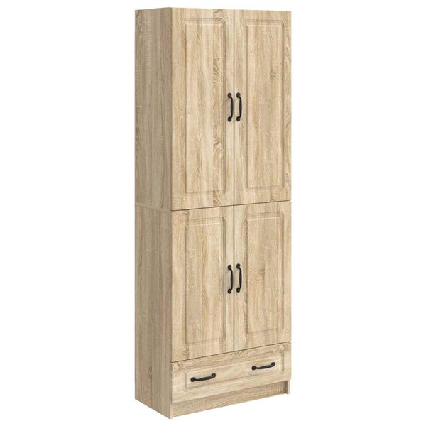 vidaXL Sada skríň 2 pcs Dub sonoma Kompozitné drevo