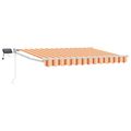 vidaXL Ručná vysúvacia markíza s LED Viacfarebný 3 x 2,5 m