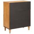 vidaXL Servírovacia skriňa 60 x 33 x 75 cm Masívne mango drevo