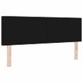 vidaXL Výškovo nastaviteľný čelový panel Čierny 160 cm látka