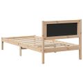 vidaXL Rám postele Tmavo šedá 90 x 200 cm Masívne borovicové drevo