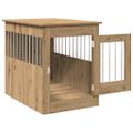 vidaXL Nábytok pre prepravku pre psa Artisan Dub 55x80x68 cm Drevo