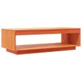 vidaXL Konferenčný stolík voskovohnedý 110x50x33,5 cm borovicový masív