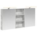 vidaXL Set kabinetov do kúpeľne 3 ks 140 x 14,5 x 70 cm