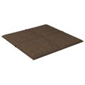 vidaXL Nástenné panely 12 ks hnedé 30x30 cm látková 1,08 m²
