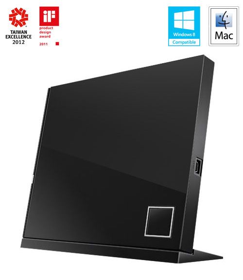 ASUS SBC-06D2X-U čierna slim Bluray USB-A