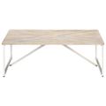vidaXL Konferenčný stolík 110x110x36 cm masívne mangovníkové drevo