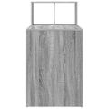 vidaXL Stôl Sivý Sonoma Kompozitné drevo 108 x 55 x 103.5 cm
