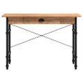 vidaXL Počítačový stôl so zásuvkou farba dubu 110x50x75 cm
