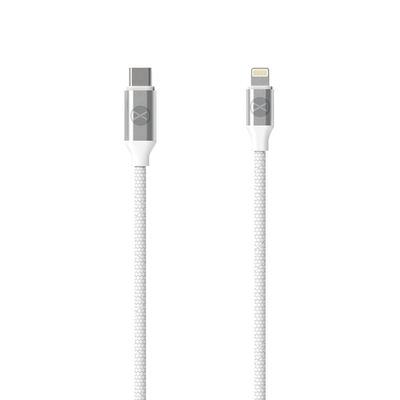 Kábel Forever MFI USB-C - Lightning 1,2 m 3A 20W WHP12321 biely