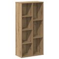 vidaXL Knižnica dub artisan 50x25x105 cm kompozitné drevo