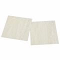 vidaXL Samo-lepiace podlahové dosky Krémová 30,5 x 30,5 cm 20 ks PVC