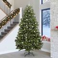vidaXL Umelý vianočný stromček 300 cm 300 LED Teplá biela PVC a oceľ