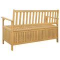 vidaXL Úložná lavička 2 -Seater 120 x 63 x 84 cm Masívna akácia