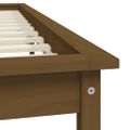 vidaXL Posteľný rám medovohnedý borovicový masív 120x200 cm
